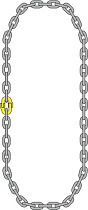 Строп цепной 6,3т-8м